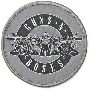 Guns N Roses - White Circle Logo Printed Patch in the group MERCHANDISE / Merch / Hårdrock at Bengans Skivbutik AB (5537950)