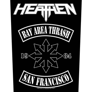 Heathen - Bay Area Thrash Back Patch in the group MERCHANDISE / Merch / Hårdrock at Bengans Skivbutik AB (5537954)