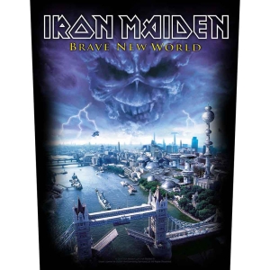 Iron Maiden - Brave New World Back Patch in the group MERCHANDISE / Merch / Hårdrock at Bengans Skivbutik AB (5537977)