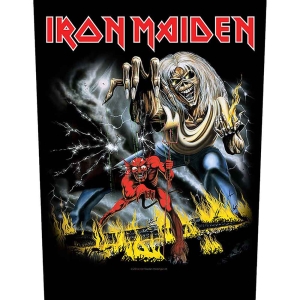 Iron Maiden - Number Of The Beast Back Patch in the group MERCHANDISE / Merch / Hårdrock at Bengans Skivbutik AB (5537986)