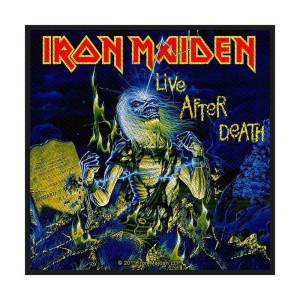 Iron Maiden - Live After Death Retail Packaged Patch in the group MERCHANDISE / Merch / Hårdrock at Bengans Skivbutik AB (5537992)
