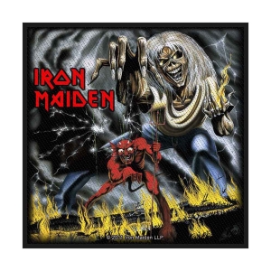 Iron Maiden - Number Of The Beast Retail Packaged Patc in the group MERCHANDISE / Merch / Hårdrock at Bengans Skivbutik AB (5537996)