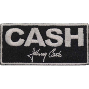 Johnny Cash - Block Woven Patch in the group MERCHANDISE / Merch / Country at Bengans Skivbutik AB (5538015)