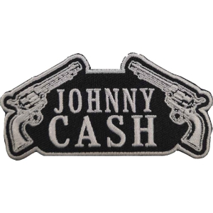 Johnny Cash - Gun Woven Patch in the group MERCHANDISE / Merch / Country at Bengans Skivbutik AB (5538019)