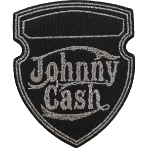 Johnny Cash - Metallic Shield Woven Patch in the group MERCHANDISE / Merch / Country at Bengans Skivbutik AB (5538020)