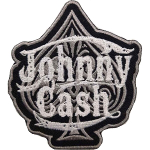 Johnny Cash - Spade Bl Woven Patch in the group MERCHANDISE / Merch / Country at Bengans Skivbutik AB (5538021)