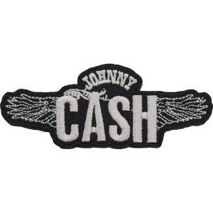 Johnny Cash - Wings Woven Patch in the group MERCHANDISE / Merch / Country at Bengans Skivbutik AB (5538022)