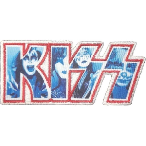 Kiss - Infill Logo Printed Patch in the group MERCHANDISE / Merch / Hårdrock at Bengans Skivbutik AB (5538052)