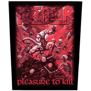 Kreator - Pleasure To Kill Back Patch in the group MERCHANDISE / Merch / Hårdrock at Bengans Skivbutik AB (5538066)