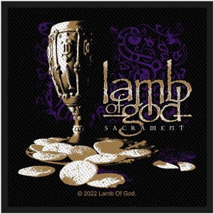 Lamb Of God - Sacrament Standard Patch in the group MERCHANDISE / Merch / Hårdrock at Bengans Skivbutik AB (5538076)