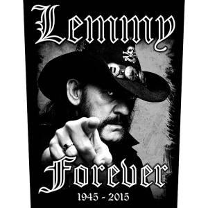 Lemmy - Forever Back Patch in the group MERCHANDISE / Merch / Hårdrock at Bengans Skivbutik AB (5538078)