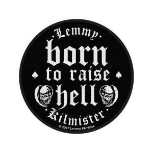 Lemmy - Born To Raise Hell Standard Patch in the group MERCHANDISE / Merch / Hårdrock at Bengans Skivbutik AB (5538084)