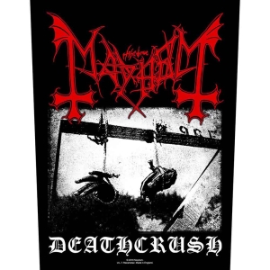 Mayhem - Deathcrush Back Patch in the group MERCHANDISE / Merch / Hårdrock at Bengans Skivbutik AB (5538096)