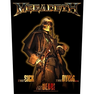Megadeth - The Sick, The Dying And The Dead Back Patch in the group MERCHANDISE / Merch / Nyheter / Hårdrock at Bengans Skivbutik AB (5538109)