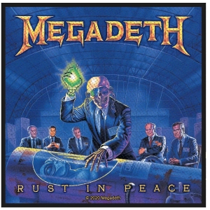 Megadeth - Rust In Peace Standard Patch in the group MERCHANDISE / Patch /  /  at Bengans Skivbutik AB (5538112)