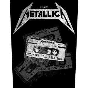 Metallica - No Life 'Til Leather Back Patch in the group MERCHANDISE / Merch / Hårdrock at Bengans Skivbutik AB (5538134)