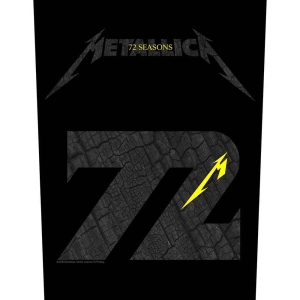 Metallica - Charred M72 Back Patch in the group MERCHANDISE / Merch / Hårdrock at Bengans Skivbutik AB (5538143)