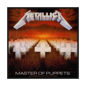 Metallica - Master Of Puppets Standard Patch in the group MERCHANDISE / Merch / Hårdrock at Bengans Skivbutik AB (5538144)