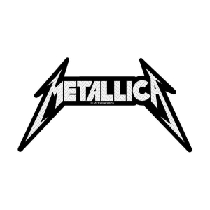 Metallica - Shaped Logo Standard Patch in the group MERCHANDISE / Merch / Hårdrock at Bengans Skivbutik AB (5538145)