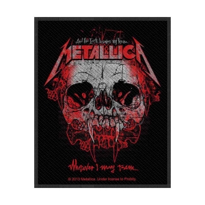 Metallica - Wherever I May Roam 2013 Standard Patch in the group MERCHANDISE / Merch / Hårdrock at Bengans Skivbutik AB (5538149)