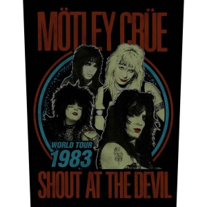 Motley Crue - Shout At The Devil Back Patch in the group MERCHANDISE / Merch / Hårdrock at Bengans Skivbutik AB (5538170)
