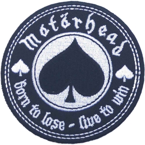 Motorhead - Born To Lose Live To Win Patch in the group MERCHANDISE / Merch / Hårdrock at Bengans Skivbutik AB (5538179)