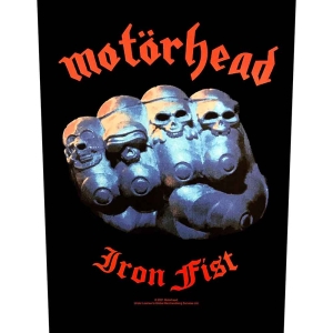Motorhead - Iron Fist 2017 Back Patch in the group MERCHANDISE / Merch / Hårdrock at Bengans Skivbutik AB (5538183)