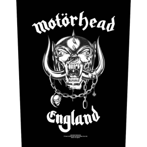 Motorhead - England Back Patch in the group MERCHANDISE / Merch / Hårdrock at Bengans Skivbutik AB (5538190)