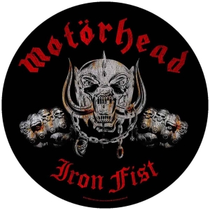 Motorhead - Iron Fist 2010 Back Patch in the group MERCHANDISE / Merch / Hårdrock at Bengans Skivbutik AB (5538195)