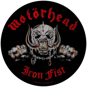 Motorhead - Iron Fist 2010 Back Patch in the group MERCHANDISE / Merch / Hårdrock at Bengans Skivbutik AB (5538195)