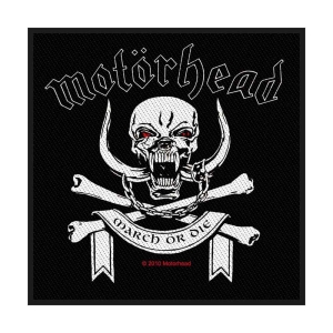 Motorhead - March Or Die Standard Patch in the group MERCHANDISE / Merch / Hårdrock at Bengans Skivbutik AB (5538196)