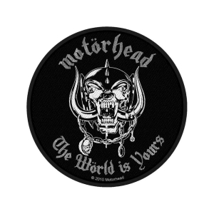 Motorhead - The World Is Yours Standard Patch in the group MERCHANDISE / Merch / Hårdrock at Bengans Skivbutik AB (5538200)