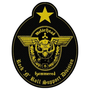 Motorhead - Support Division Cut Out Standard Patch in the group MERCHANDISE / Merch / Hårdrock at Bengans Skivbutik AB (5538204)