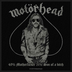 Motorhead - 49% Motherfucker Standard Patch in the group MERCHANDISE / Merch / Hårdrock at Bengans Skivbutik AB (5538206)