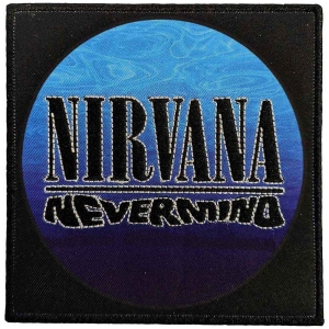 Nirvana - Nevermind Wavy Logo Pritned Patch in the group MERCHANDISE / Merch / Hårdrock at Bengans Skivbutik AB (5538225)