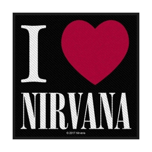 Nirvana - I Love Nirvana Standard Patch in the group MERCHANDISE / Merch / Hårdrock at Bengans Skivbutik AB (5538232)