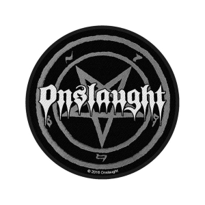 Onslaught - Pentagram Standard Patch in the group MERCHANDISE / Merch / Hårdrock at Bengans Skivbutik AB (5538233)