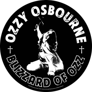 Ozzy Osbourne - Blizzard Of Ozz Back Patch in the group MERCHANDISE / Merch / Hårdrock at Bengans Skivbutik AB (5538236)
