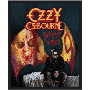 Ozzy Osbourne - Patient No. 9 Standard Patch in the group MERCHANDISE at Bengans Skivbutik AB (5538243)