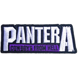 Pantera - Cowboys From Hell Woven Patch in the group MERCHANDISE / Merch / Hårdrock at Bengans Skivbutik AB (5538244)