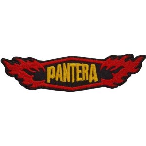 Pantera - Flames Woven Patch in the group MERCHANDISE / Merch / Hårdrock at Bengans Skivbutik AB (5538251)