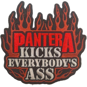 Pantera - Kicks Woven Patch in the group MERCHANDISE / Merch / Hårdrock at Bengans Skivbutik AB (5538254)