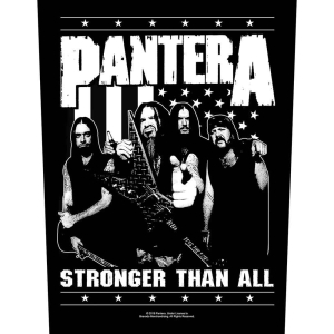 Pantera - Stronger Than All Band Photo Back Patch in the group MERCHANDISE / Merch / Hårdrock at Bengans Skivbutik AB (5538261)