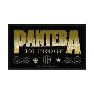 Pantera - Whiskey Label Retail Packaged Patch in the group MERCHANDISE / Merch / Hårdrock at Bengans Skivbutik AB (5538265)