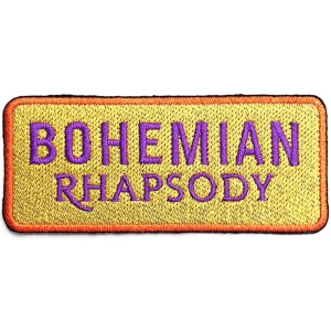 Queen - Bohemian Rhapsody Woven Patch in the group MERCHANDISE / Merch / Pop-Rock at Bengans Skivbutik AB (5538319)