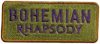 Queen - Patch Bohemian Rhapsody (4,1 X 9,5 in the group MERCHANDISE / Merch /  at Bengans Skivbutik AB (5538319)