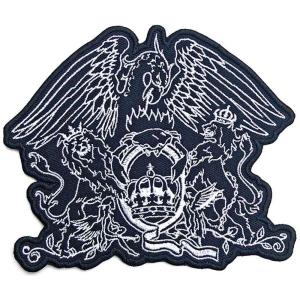 Queen - Cut-Out Crest Woven Patch in the group MERCHANDISE / Merch / Pop-Rock at Bengans Skivbutik AB (5538320)