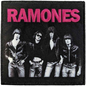 Ramones - Band Photo Printed Patch in the group MERCHANDISE / Merch / Punk at Bengans Skivbutik AB (5538337)