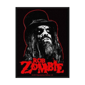 Rob Zombie - Portrait Standard Patch in the group MERCHANDISE / Merch / Hårdrock at Bengans Skivbutik AB (5538344)