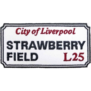 Rock Off - Strawberry Field Liverpool Sign Woven Pa in the group MERCH at Bengans Skivbutik AB (5538348)